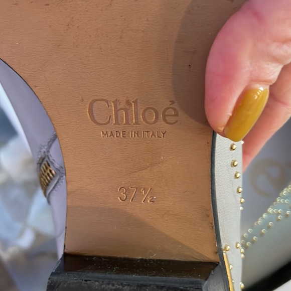 IMMACULATE Chloe Susanna Short Studded Boots Sz 37.5 - Picture 11 of 14